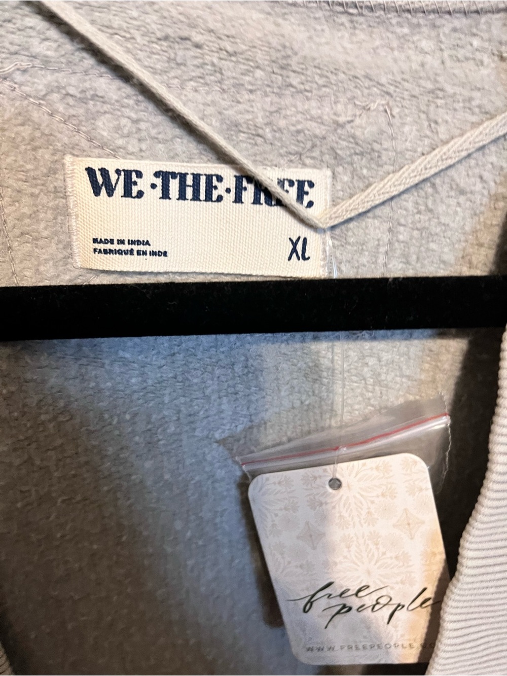 We the free dreamy blue cardi- Quiet grey - Picture 5 of 6